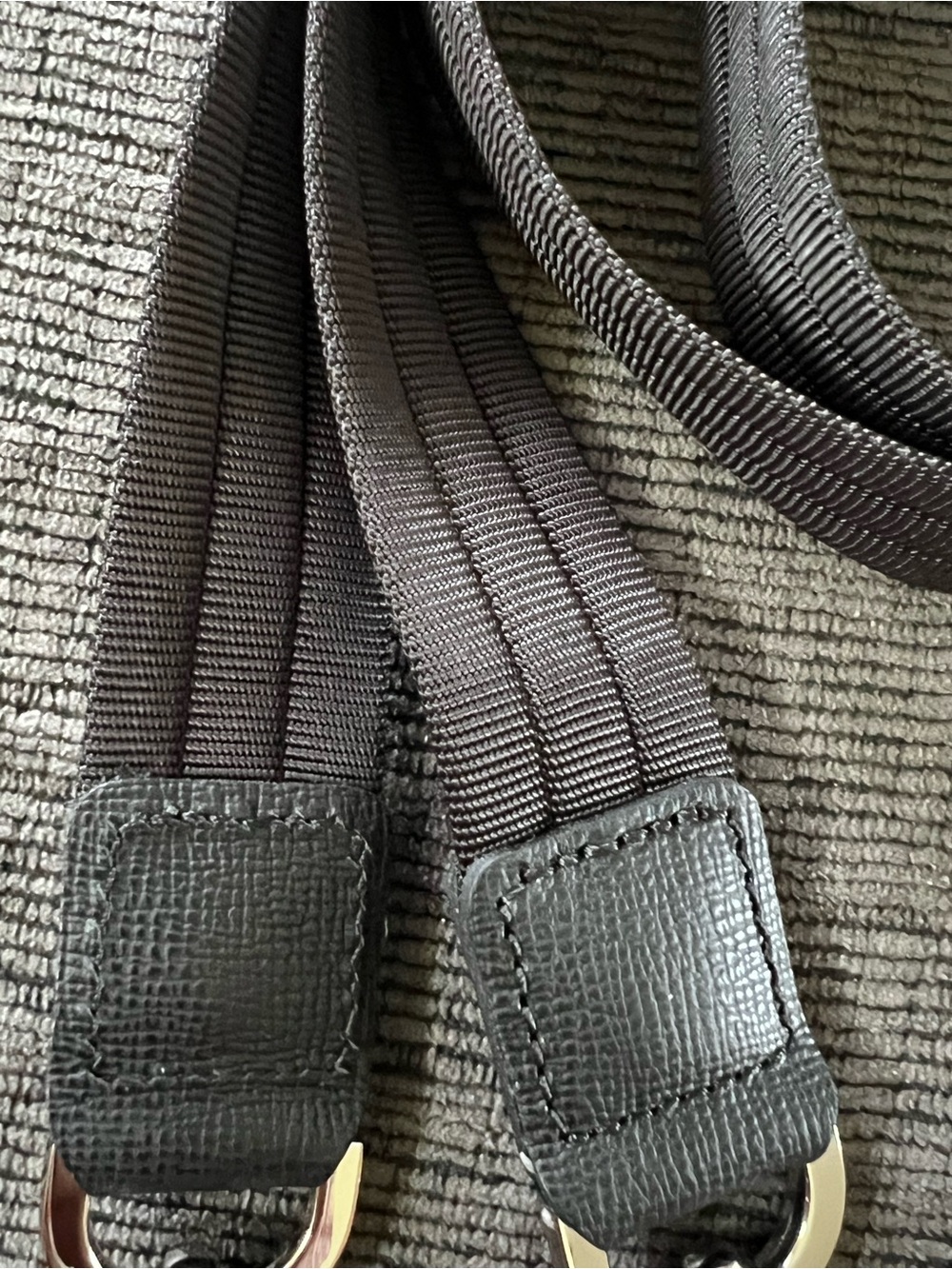 Longchamp Black Nylon & Silver Shoulder Strap! - Picture 3 of 6